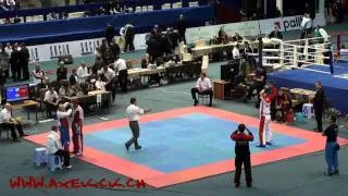 WAKO Kickboxing EC 2010: LC -89kg Final: Gabbasov(RUS) vs Fingerhut(GER)