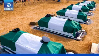 Seven (7) NAF Officers Buried At National Military Cemetery In Abuja