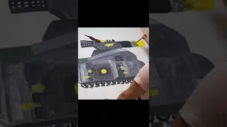 Как нарисовать танк Левиафан/ how to draw a tank Leviathan #Shorts