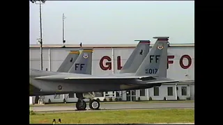 1998 1ST FIGHTER WING F-15C EAGLE DEMO (+ P-51 HERITAGE FLIGHT) -1998 HAMILTON (CANADA) AIRSHOW