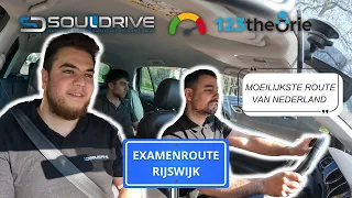 Pff…🤯MOEILIJKSTE examenroute van NEDERLAND😱 Dit is Rijswijk!