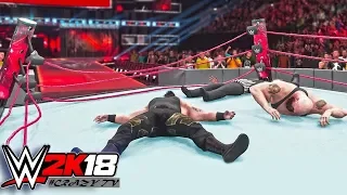 WWE Ring is BROKEN - Braun Strowman VS Big Show