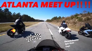 ATLANTA MEET UP!!! YAMAHA R1 Vs S1000RR Vs 1100 FACTORY Vs HAYABUSA Vs ZX10R Vs GSXR1000R SMACKDOWNS