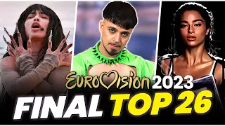 Final Top 26 of Eurovision 2023 - Final Rankings