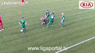 Spielabbruch in Landesliga: Spieler attackiert Schiedsrichter!