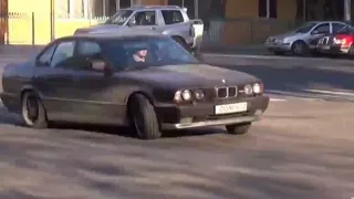 Giorgi Tevzadze's Gangsta Paradise | BMW E34 M5 | illegal street drifting | ✓