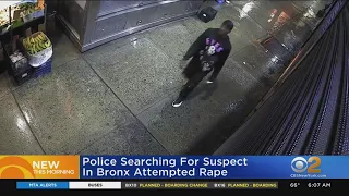 Suspect wanted in Bronx attempted rape