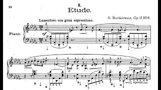 Bortkiewicz - Etude Op. 15, No. 8 [Jorge Luis Prats]