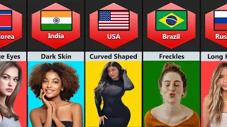 Beauty Standards in Different Countries | Comparison: Girls Beauty Standard from Different Countries