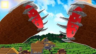 SPAWNING THE UNKILLABLE MINECRAFT BOSS INSIDE THE GIANT SANDWORM!!