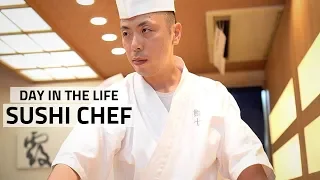 A Day In The Life Of A Japanese Sushi Chef - Tokyo, Japan