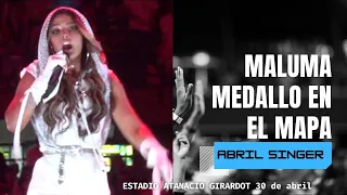 Maluma cumple un sueño en Abril