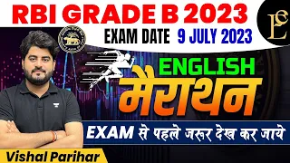 RBI Grade B 2023 | Complete English ka Maha Marathon | RBI Grade B English by Vishal Parihar