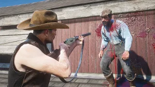 Red Dead Redemption 2 PC 60FPS - Funny & Brutal Moments Vol. 121 (Euphoria Ragdolls)