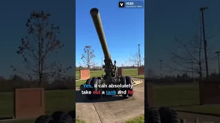 M114 155mm  Howitzer  on display in Timberland Park, Albany Oregon, Veterans Memorial short