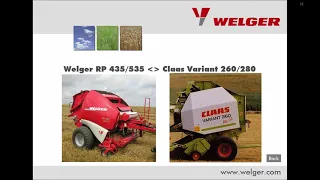 Competatitive Comparison 2007 | Welger RP435-535 VS  Claas Variant 260-280