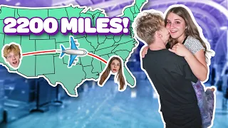 I TRAVELED 2,000 MILES TO SURPRISE MY GIRLFRIEND **Cute Reaction**✈️ ❤️| Piper Rockelle