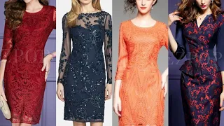 luxury style party wear lace bodycon dress mother of the bride dress design and ideas