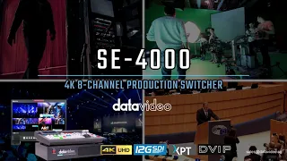Experience Perfection in Live Video Production with Datavideo SE-4000 4K Switcher