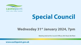 Special Council - Wednesday 31th January 2024