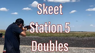 American Skeet Station 5 doubles