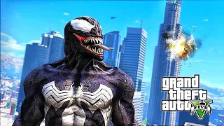 Playing As VENOM In GTA 5!!!! MALAYALAM