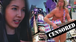 Странности на Times Square!