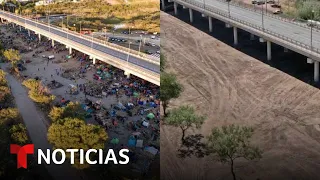Así quedó el puente fronterizo en Del Rio, Texas | Noticias Telemundo