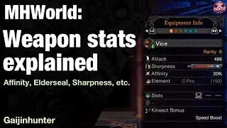 Monster Hunter World: Weapon Stats Explained