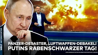 UKRAINE-KRIEG: Panzer-Desaster und Luftwaffen-Drama! Rabenschwarzer Tag für Wladimir Putin!