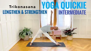 Yoga Quickie | Lengthen & Strengthen | 35 min | Intermediate Level