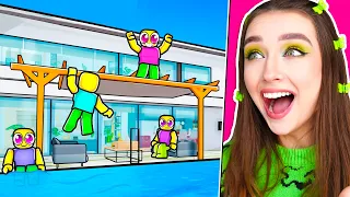 РОБЛОКС IKEA, но 100 ПОДПИСЧИКОВ СТРОЯТ ДОМ ! 😱 Икея 3008 Roblox