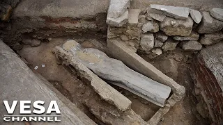 Sarcophagus found under Notre Dame cathedral