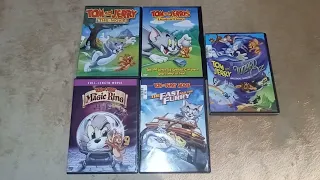 Tom and Jerry DVD's (The Movie, Greatest Chases, The Magic Ring, The Fast & the Furry & Wizard of