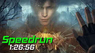 Resident Evil 4 Speedrun in 1:26:56 | Any% | Professional