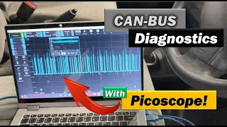 Test CAN BUS with a Picoscope | Reading the CAN BUS Waveform | CAN BUS diagnostics with Picoscope