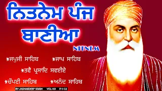 Nitnem Panj baniya(VOL-101)ਨਿਤਨੇਮ ਪੰਜ ਬਾਣੀਆਂ/16-1-22/BY-JASHANDEEPSINGH