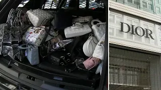 $275,000 worth of merchandise stolen after car crashes into SF Union Square Dior store, police say