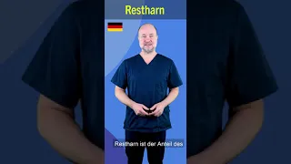 Restharn in der Harnblase | #shorts Urologe Göttingen