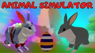 VIDA DE COELHO POR 1 DIA  NO SIMULADOR DE ANIMAIS 🐰 ROBLOX animal simulator