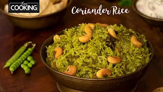 Coriander Rice | Easy Lunch Recipe | Variety Rice Recipes | Lunch Box Recipe | Healthy Recipes
