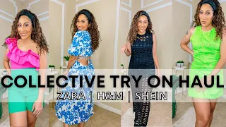 COLLECTIVE ZARA, H&M, & SHEIN HAUL | SUMMER 2021 TRY ON HAUL