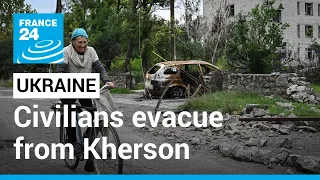 Evacuees from ‘annexed’ Kherson flee to Russia as Ukrainians advance • FRANCE 24 English