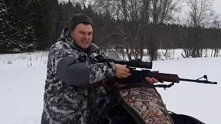 Пристрелка Юкон Фотон зимой