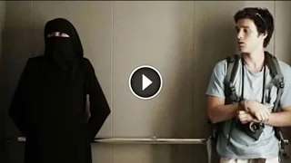 MUSLIM GIRL SAVES BOY IN ELEVATOR