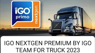 IGO NEXTGEN navigation 2023 Q4 for truck driver with BEST Functions. Download link in description 📥