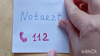 #3 Notruf 112🚑 Deutschland. Вызов скорой в Германии.Как описать, 'что случилось'. Базовые фразы.