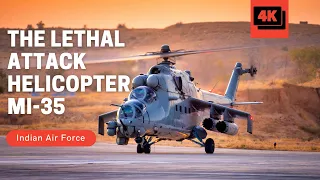 The Lethal Attack Helicopter Mi-35 | Indian Air Force 4K RAW VIDEO