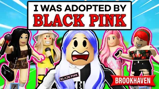 I GOT ADOPTED BY BLACKPINK  (ROBLOX BROOKHAVEN RP 🏠)