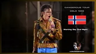 Michael Jackson - Working Day And Night - Live Oslo 1992 - HD